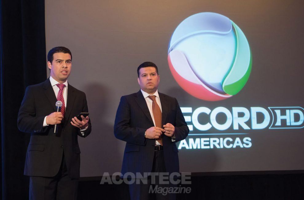 Wilon Cardoso e Marcelo Cardoso da TV Record Internacional