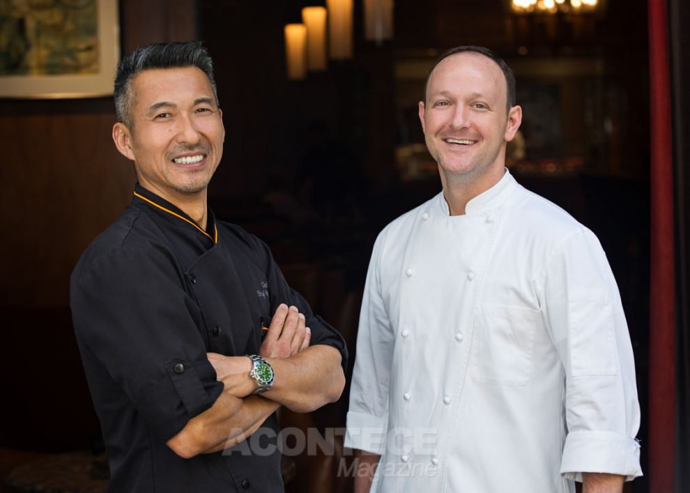 Chef Shuji Hiyakawa and Chef Alex Becker