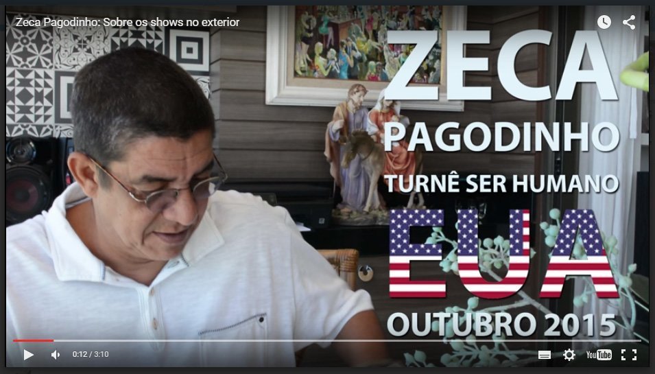 Zeca pagodinho no EUA