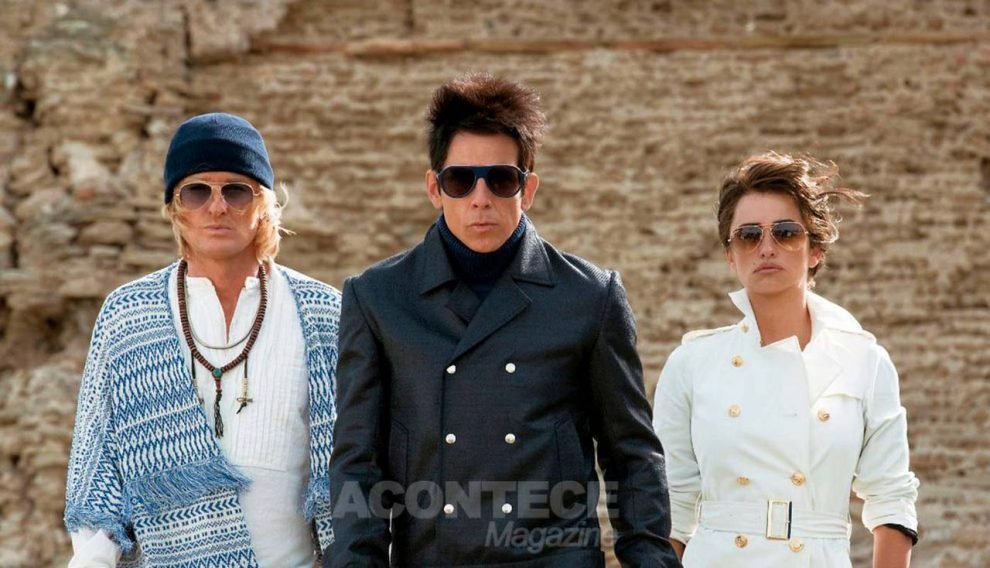 Owen Wilson, Penélope Cruz e Ben Stiller na comédia Zoolander 2