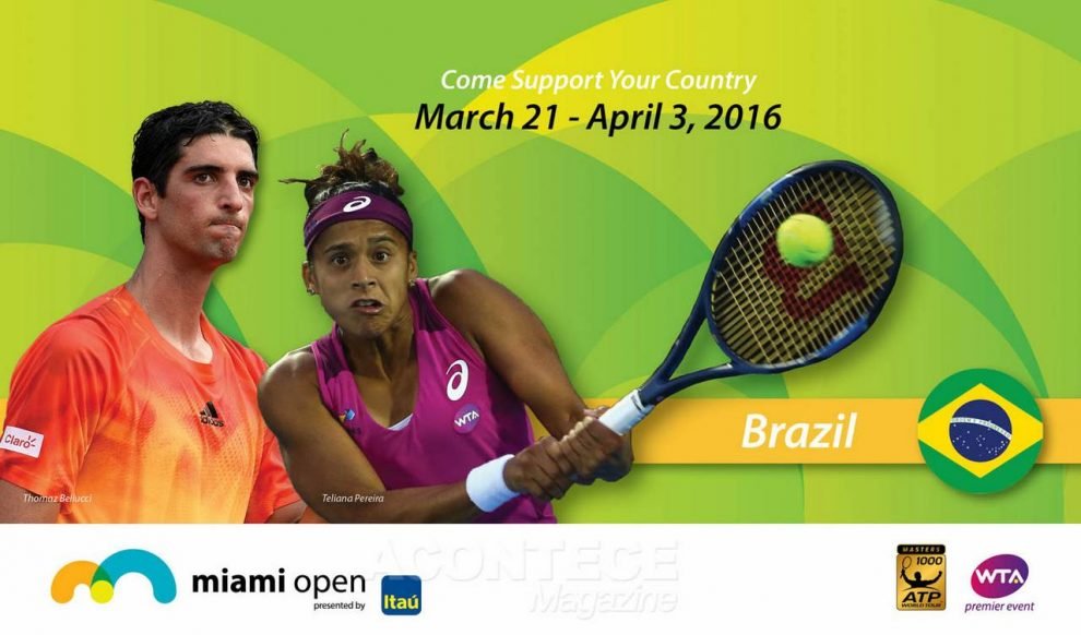 Brasileiros jogarão o Miami Open 2016