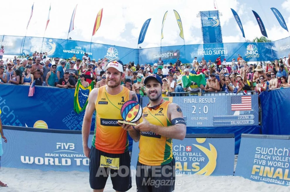 Brasil foi campeão absoluto na final do Circuito Mundial Vôlei de praia de 2016