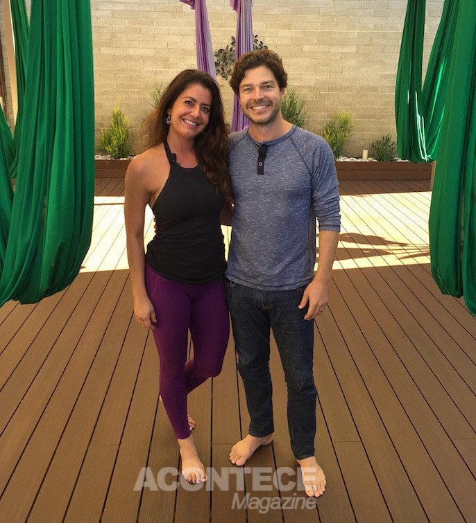 Erik Marmo visita o centro de bem-estar de Elka Haeckel