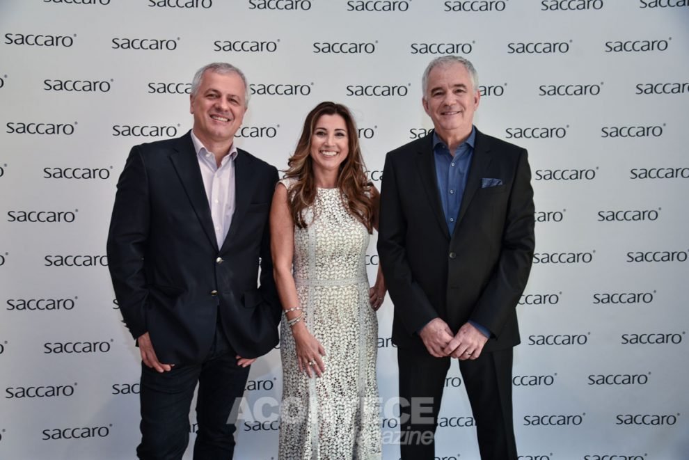 João Saccaro (neto do fundador da Saccaro), Katia Silva (CMO da Saccaro USA), Luiz Silva (CEO da Saccaro USA)
