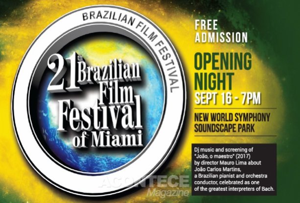 21st Brazilian Film Festival of Miami acontecerá de 16 a 23 de setembro