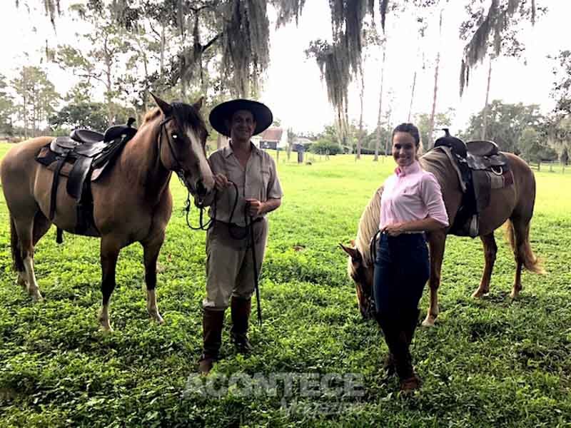 Fernanda Pontes entrevista o treinador de cavalos e empresário Volnei Rodrigues