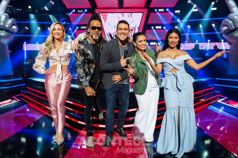 Claudia Leitte, Carlinhos Brown, Andre Marques e a dupla Simone & Simaria