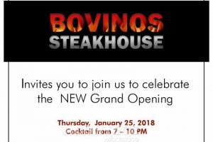 Bovinos Steakhouse NEW Grand Opening