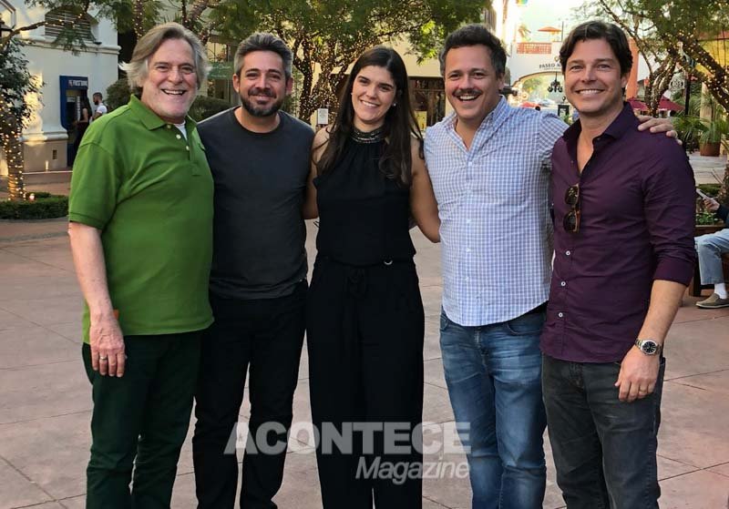 José de Abreu, Tiago Arakilian, Luisa Parnes, Dalton Mello e Erik Marmo