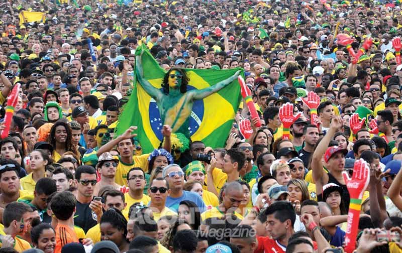 O Brasil está entre os favoritos e com certeza a torcida verde e amarela estará lá para vibrar