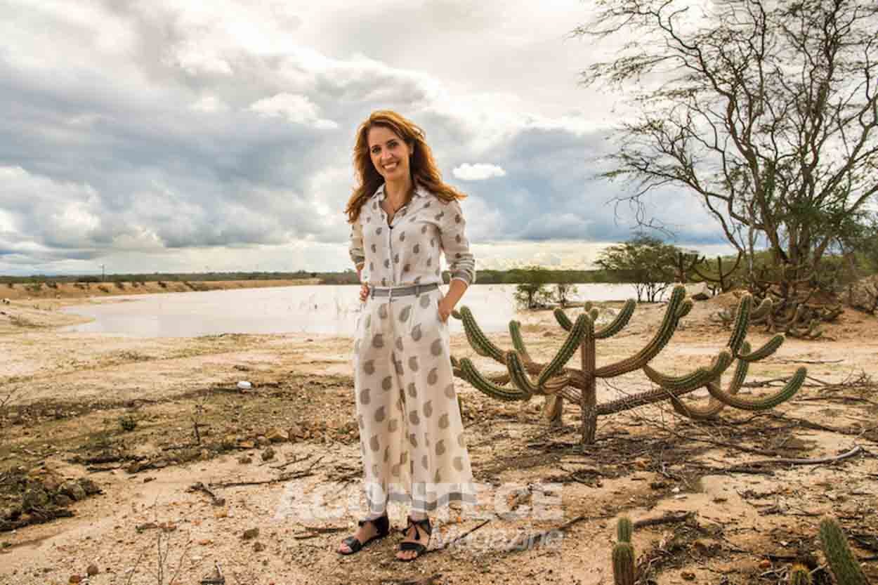 Poliana Abritta vai ao sertão paraibano para entrevistar o elenco de ‘Onde Nascem os Fortes’