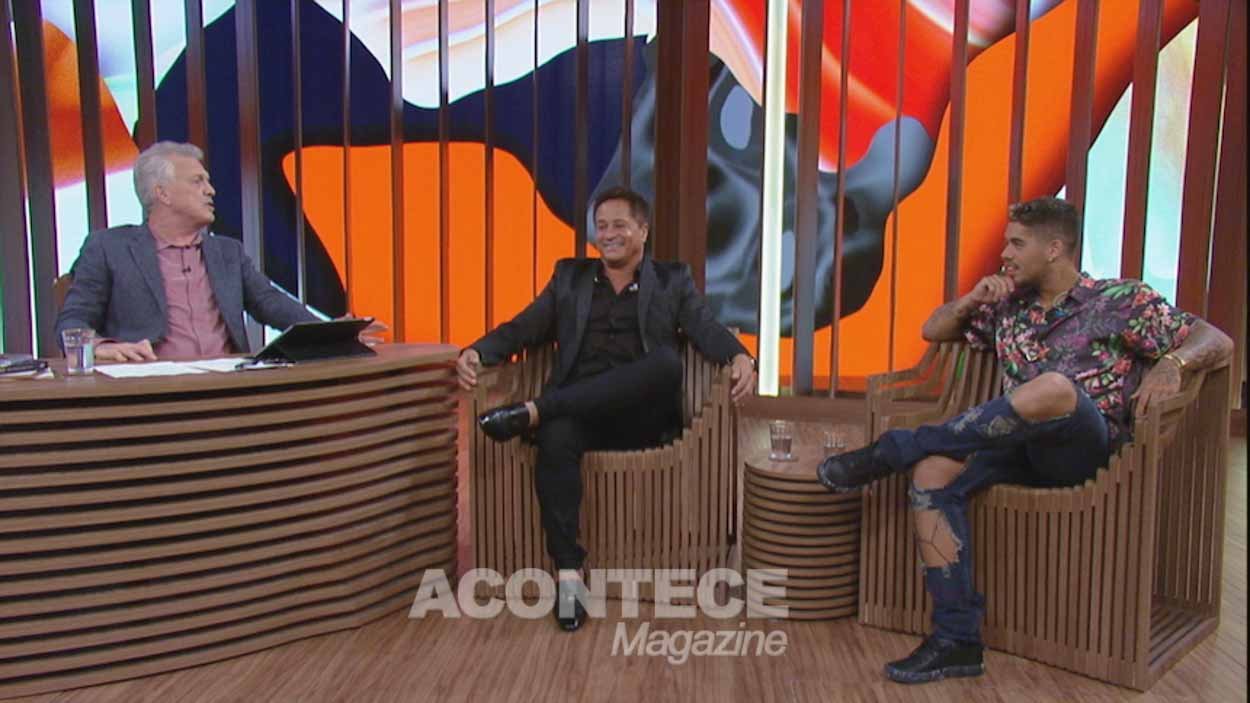 Leonardo e Zé Felipe participam do ‘Conversa com Bial’