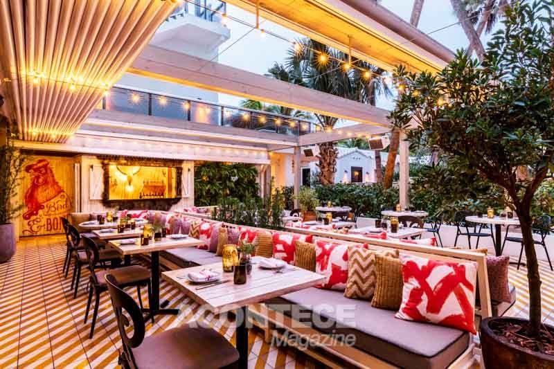 O restaurante Bird & Bone fica no The Confidante Hotel em Miami Beach