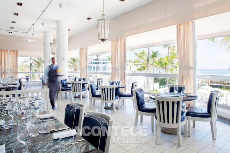 No hotel Fontainebleau Miami Beach você encontra restaurantes de renome mundial como o Scarpetta da deliciosa culinária italiana