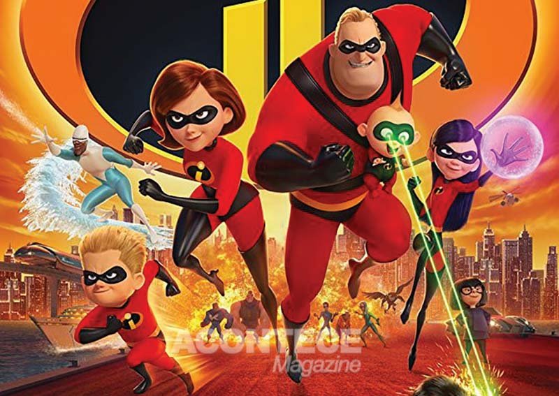 Samuel L. Jackson, Holly Hunter, Craig T. Nelson, Brad Bird, Sarah Vowell e Huck Milner fazem as vozes dos personagens em “Incredibles 2”