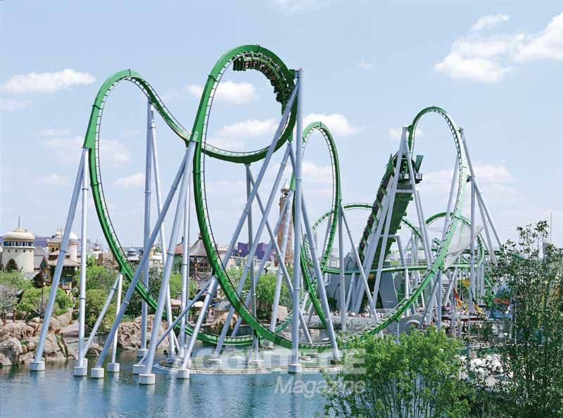 Incredible Hulk Coaster na Universal Resort-Islands of Adventure