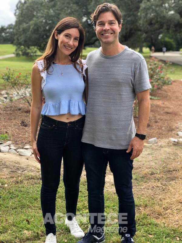 Na companhia de Cristina Wollenberg, Erik Marmo conhece os pontos turísticos de Nova Orleans