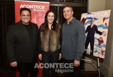 Festa de lançamento da Acontece Magazine de novembro com Lulu Santos