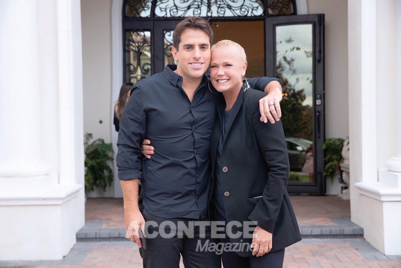 Rodrigo Branco com a Xuxa