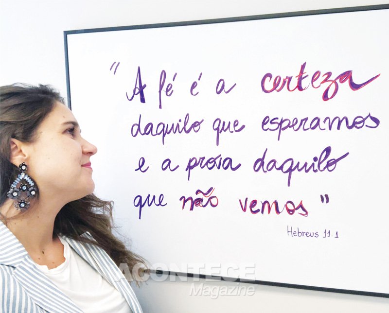 Empreendedora Izabela Guimarães é um exemplo de fé