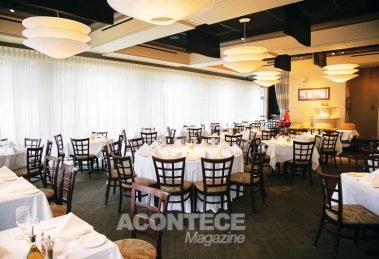 Ambiente sofisticado com o estilo do norte da Itália
