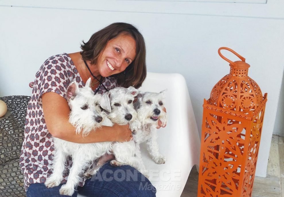 Eliane Rochebois e seus cães