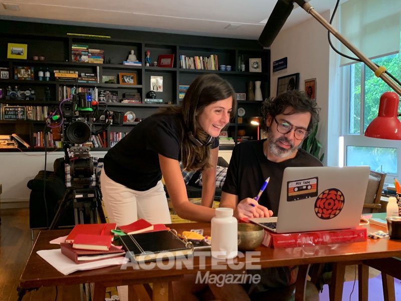 Joana e Bruno bastidores Diário de um Confinado