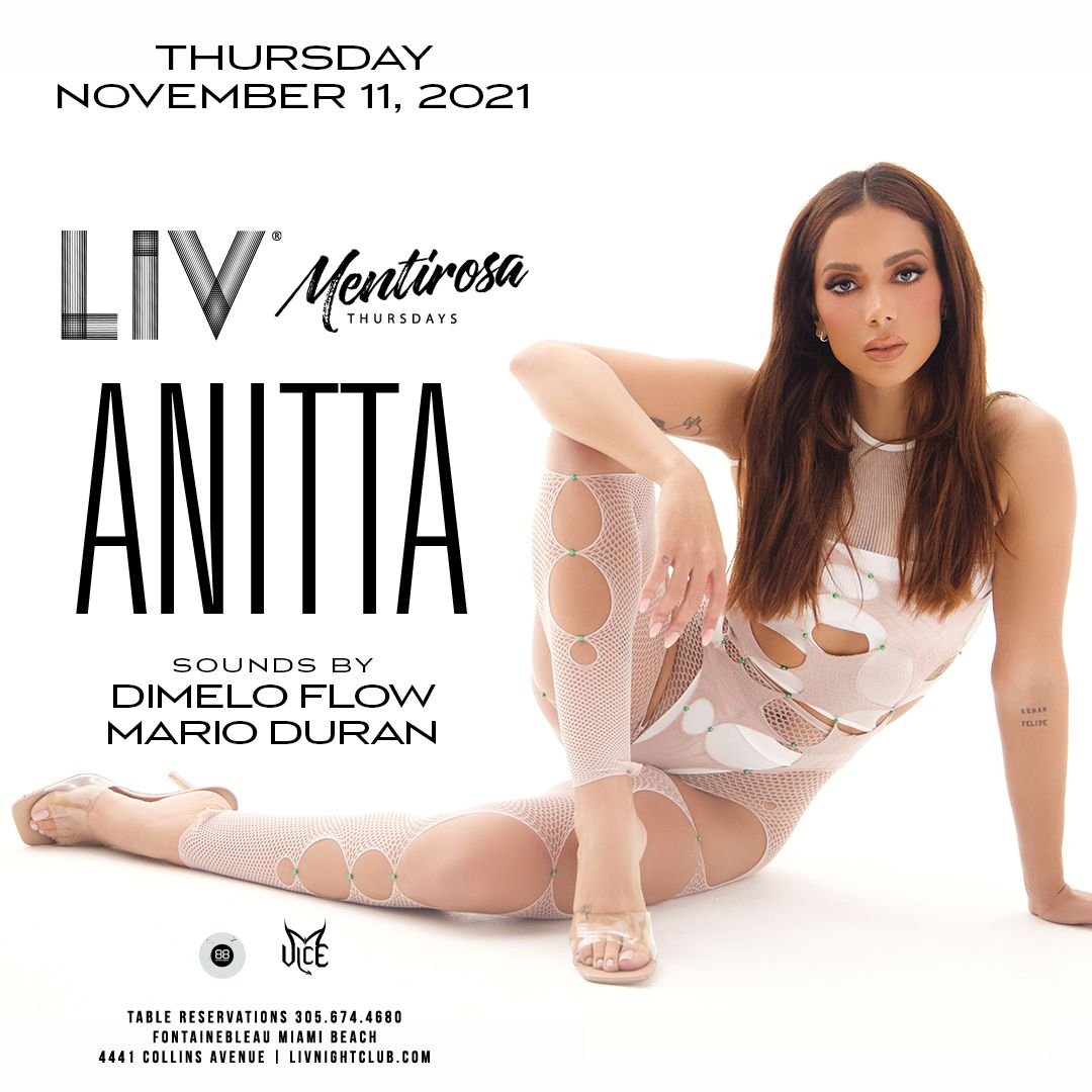 Anitta na LIV Miami